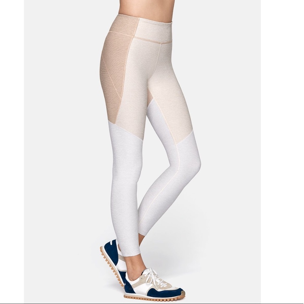 Outdoor Voices 7/8 Tri tone leggings